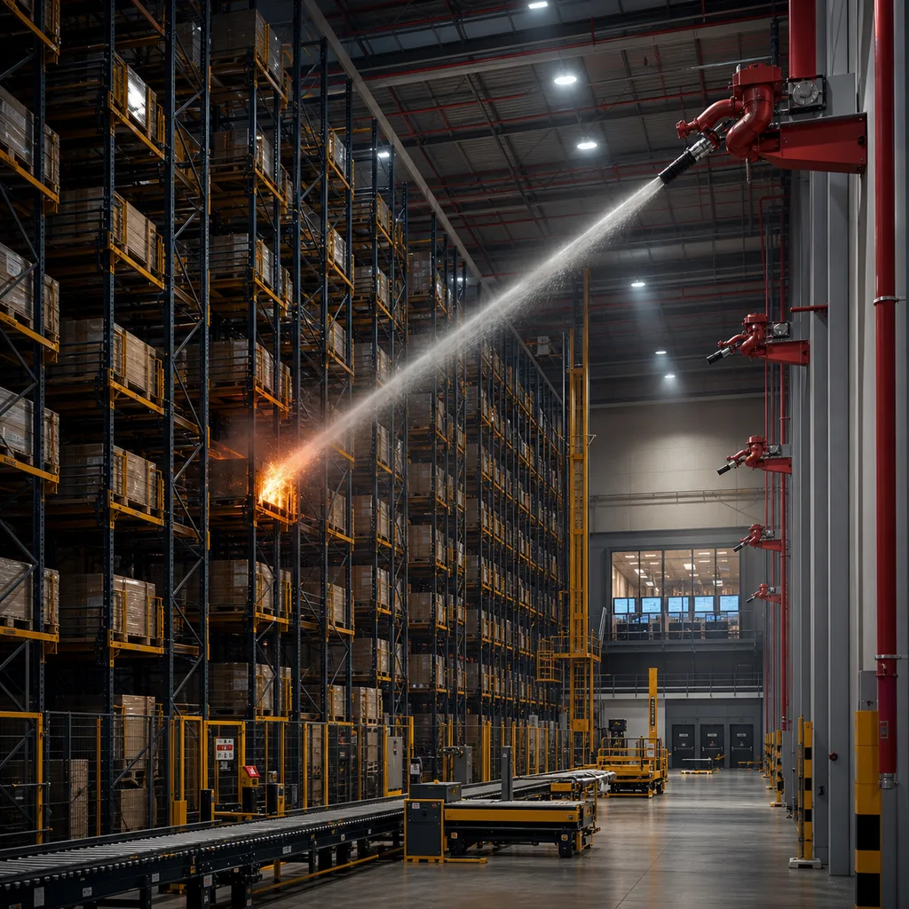 Intelligent Automatic Fire-Fighting Monitor System (Fixed Remote-Control Water/Foam Cannon)